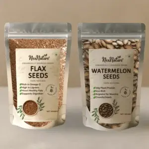 Flax Seeds and Watermelon Seeds Combo